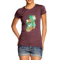 Ireland Paint Splats Silhouette Women's T-Shirt 