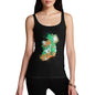 Ireland Paint Splats Silhouette Women's Tank Top