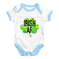 Funny Baby Onesies Irish AF Baby Unisex Baby Grow Bodysuit 3-6 Months White Blue Trim