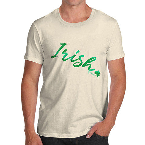 Irish Shamrock Handwriting Men's T-Shirt