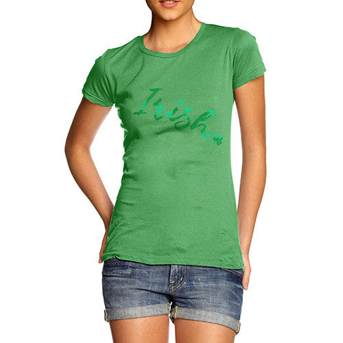 Irish Shamrock Handwriting Women's T-Shirt 