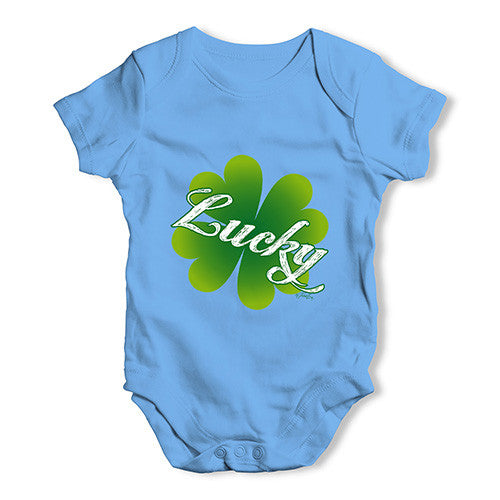 Lucky Clover Baby Unisex Baby Grow Bodysuit