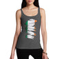 Irish Flag Ripped Fabric Women's Tank Top