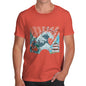 Japanese Fan Koi Wave Temple Men's T-Shirt