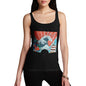 Japanese Fan Koi Wave Temple Women's Tank Top