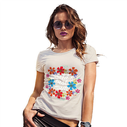 World's Best Mum Flowers Women's T-Shirt 