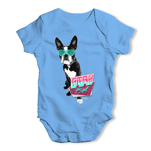 Stay Rad French Bulldog Baby Unisex Baby Grow Bodysuit