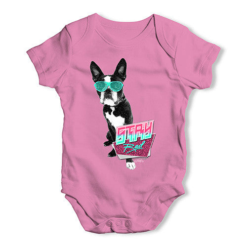 Stay Rad French Bulldog Baby Unisex Baby Grow Bodysuit