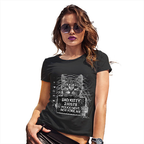 Bad Kitty Mugshot Women's T-Shirt 