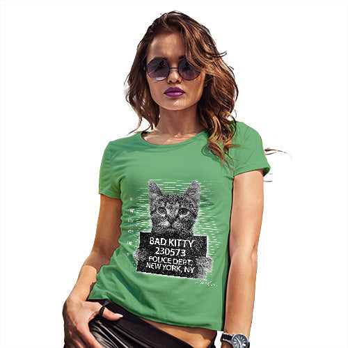 Bad Kitty Mugshot Women's T-Shirt 