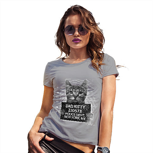 Bad Kitty Mugshot Women's T-Shirt 