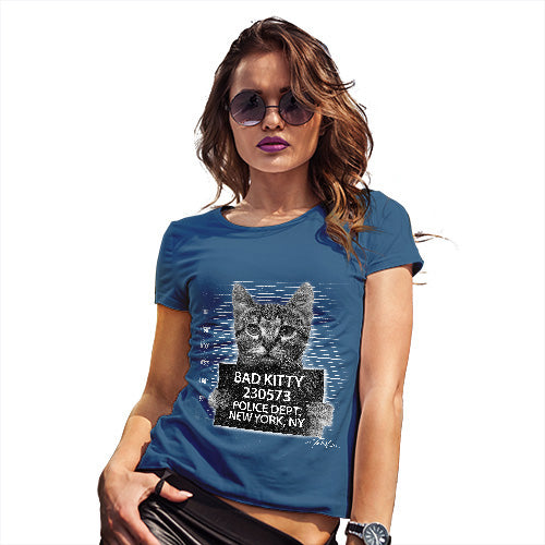 Bad Kitty Mugshot Women's T-Shirt 