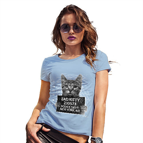 Bad Kitty Mugshot Women's T-Shirt 