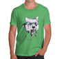 Super Wolf Headphones Men's T-Shirt