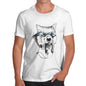 Super Wolf Headphones Men's T-Shirt