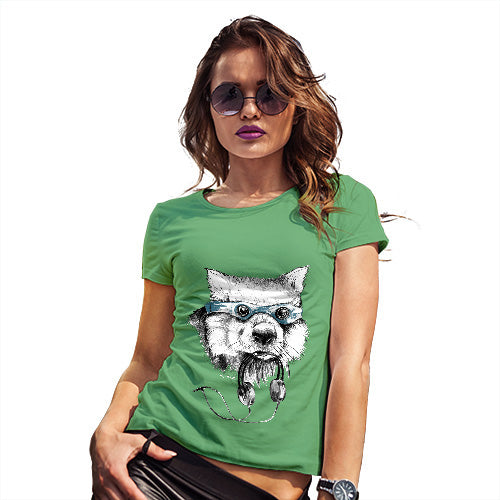 Super Wolf Headphones Women's T-Shirt 