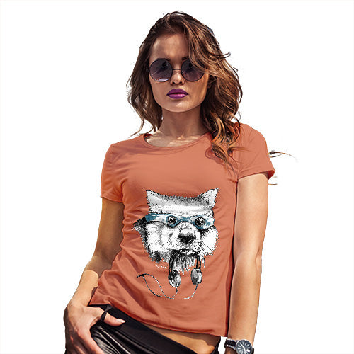 Super Wolf Headphones Women's T-Shirt 