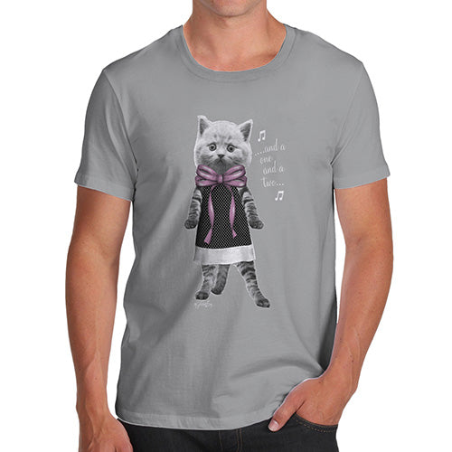 Dancing Kitten Men's T-Shirt