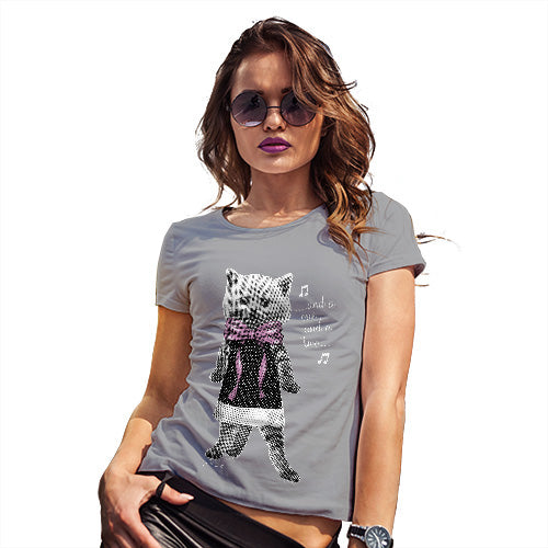 Dancing Kitten Women's T-Shirt 