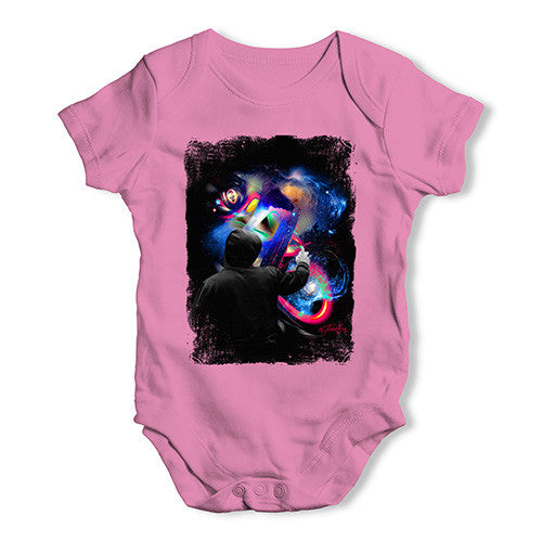 Neon Graffiti Baby Unisex Baby Grow Bodysuit