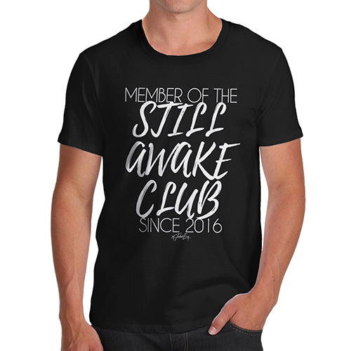 Personalised Still Awake Club Men's T-Shirt