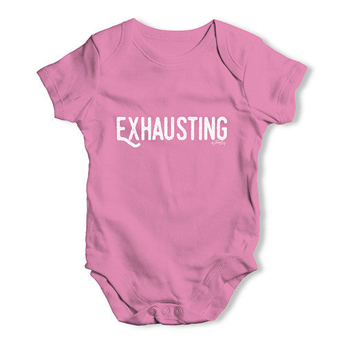 Exhausting Baby Unisex Baby Grow Bodysuit