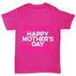 Mother's Day Pixel Hearts Girl's T-Shirt 