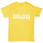 Speak To My Momager Girl's T-Shirt 