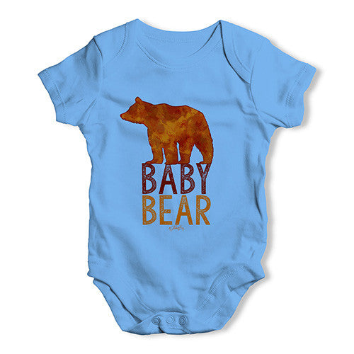 Baby Bear Silhouette Baby Unisex Baby Grow Bodysuit