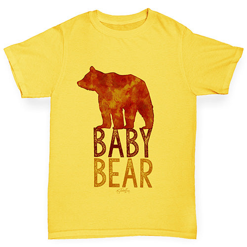 Baby Bear Silhouette Boy's T-Shirt