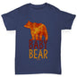 Baby Bear Silhouette Girl's T-Shirt 