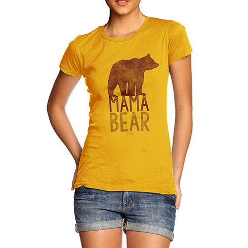 Mama Bear Silhouette Women's T-Shirt 