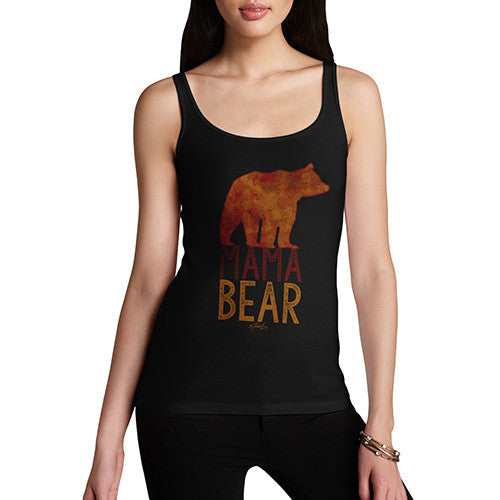 Mama Bear Silhouette Women's Tank Top