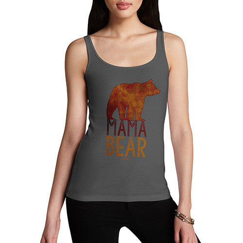 Mama Bear Silhouette Women's Tank Top