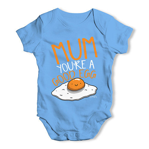 Mum You're A Good Egg Baby Unisex Baby Grow Bodysuit