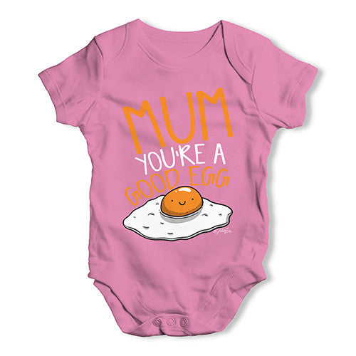 Mum You're A Good Egg Baby Unisex Baby Grow Bodysuit