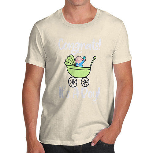 Congrats It's A Boy! Men's T-Shirt