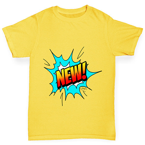 New! Pop Art Boy's T-Shirt