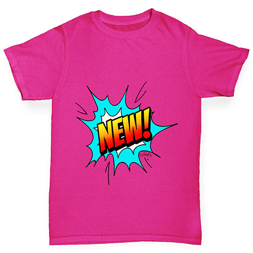 New! Pop Art Girl's T-Shirt 
