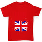 I Love Great Britain Paint Splat Boy's T-Shirt