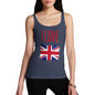 I Love Great Britain Paint Splat Women's Tank Top