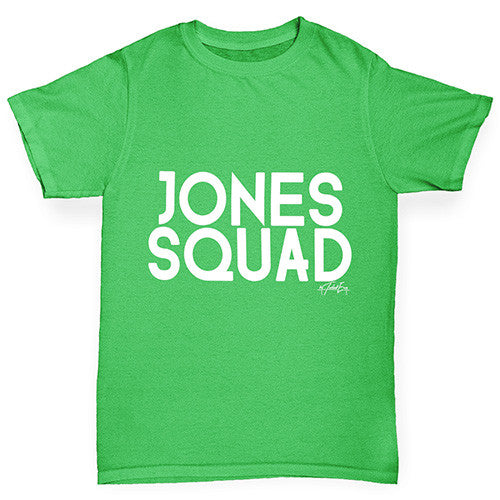 Personalised Surname Squad Girl's T-Shirt 