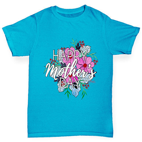 Happy Mother's Day Bouquet Girl's T-Shirt 