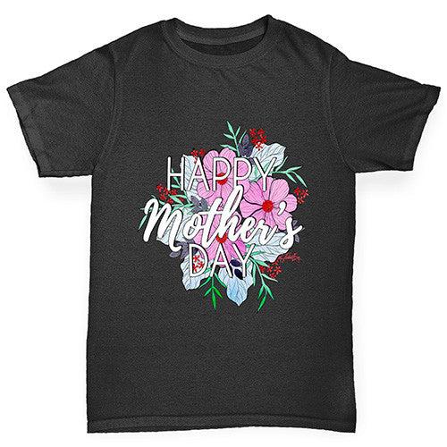 Happy Mother's Day Bouquet Girl's T-Shirt 