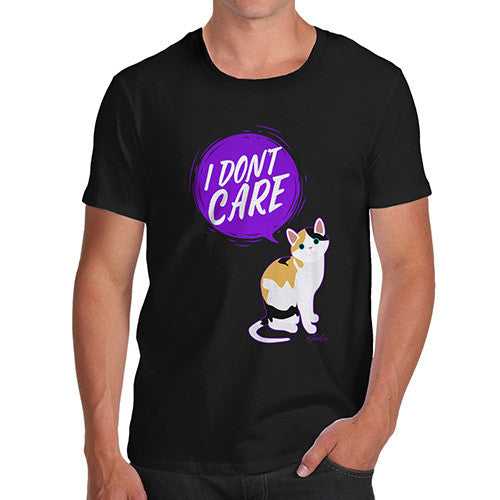 I Don't Care Cat Men's T-Shirt