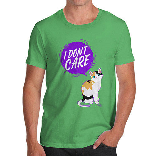 I Don't Care Cat Men's T-Shirt