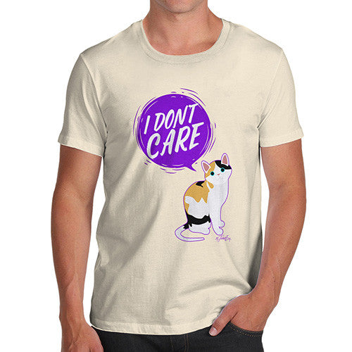 I Don't Care Cat Men's T-Shirt