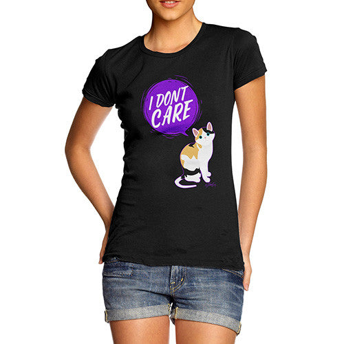 I Don't Care Cat Women's T-Shirt 