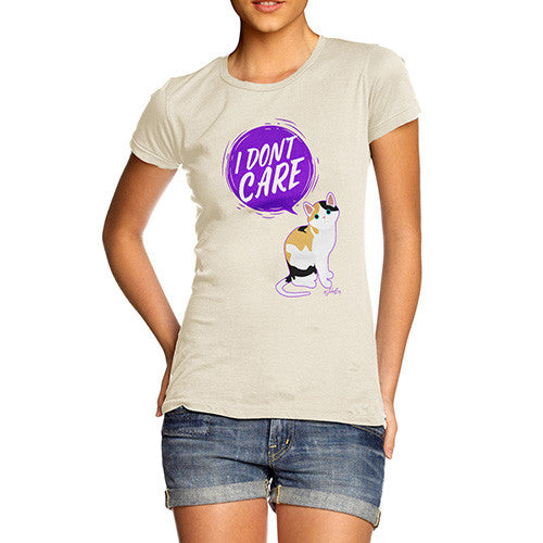 I Don't Care Cat Women's T-Shirt 