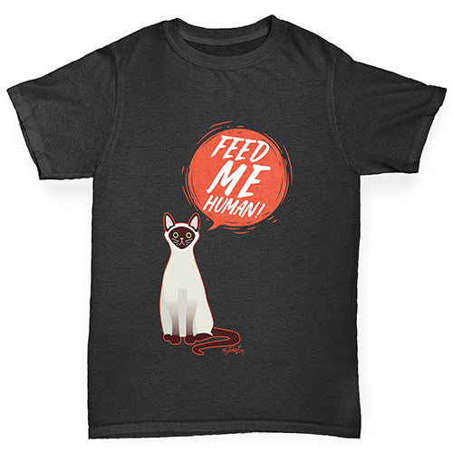 Feed Me Cat Boy's T-Shirt